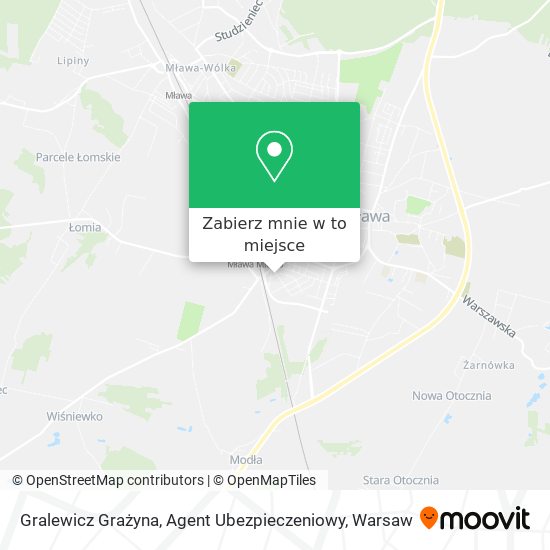 Mapa Gralewicz Grażyna, Agent Ubezpieczeniowy