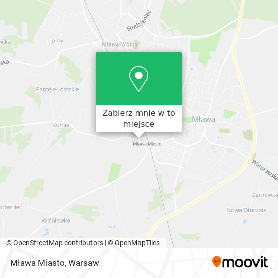 Mapa Mława Miasto