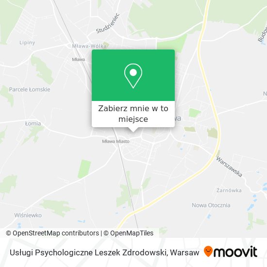 Mapa Usługi Psychologiczne Leszek Zdrodowski