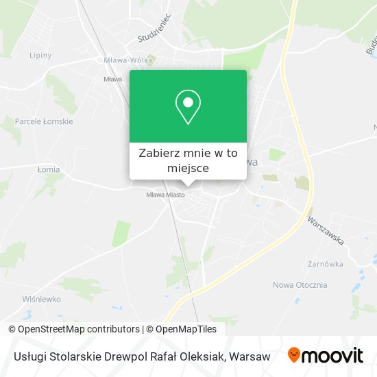 Mapa Usługi Stolarskie Drewpol Rafał Oleksiak