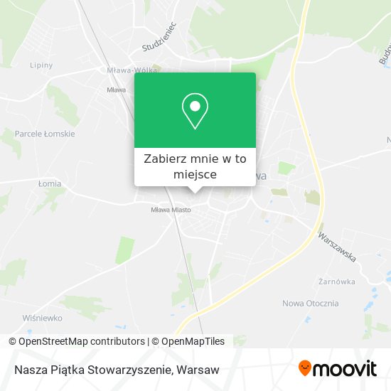 Mapa Nasza Piątka Stowarzyszenie