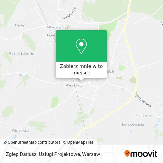 Mapa Zgiep Dariusz. Usługi Projektowe