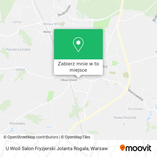 Mapa U Wioli Salon Fryzjerski Jolanta Rogala