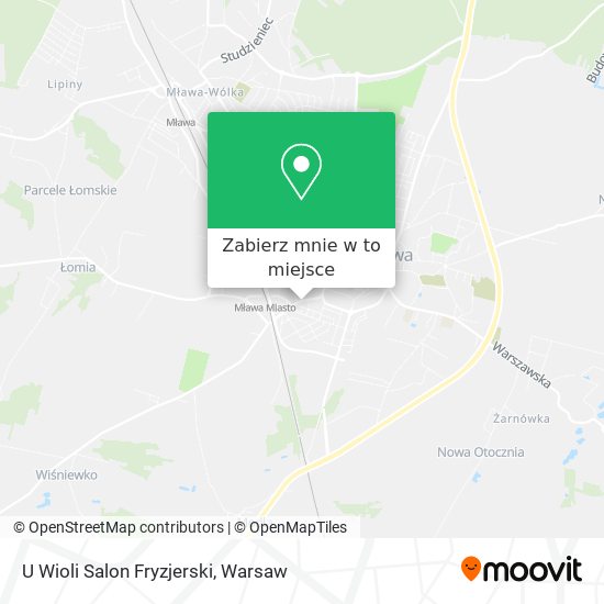 Mapa U Wioli Salon Fryzjerski