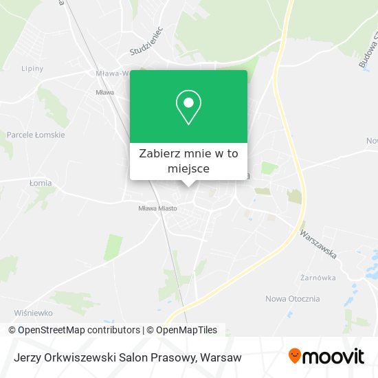 Mapa Jerzy Orkwiszewski Salon Prasowy