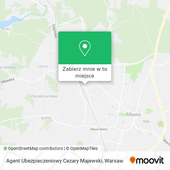 Mapa Agent Ubezpieczeniowy Cezary Majewski