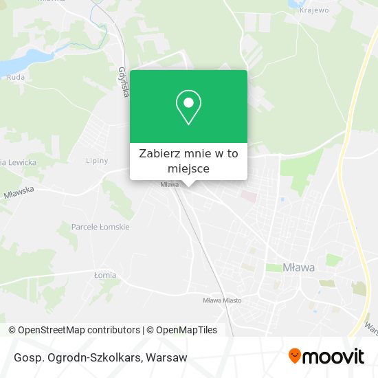 Mapa Gosp. Ogrodn-Szkolkars