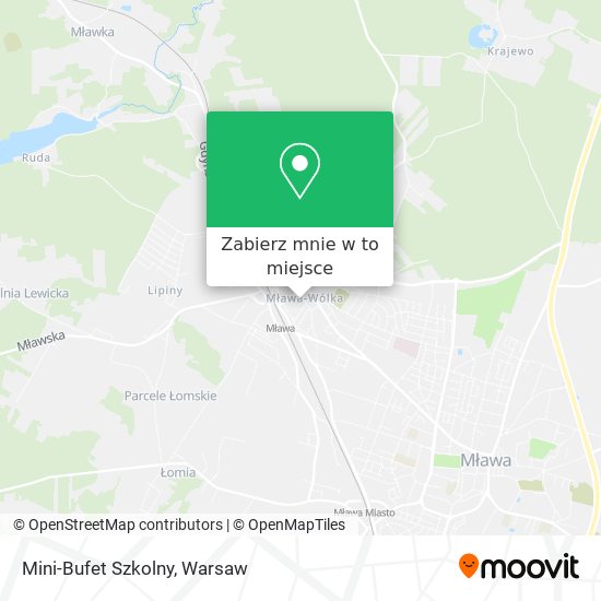 Mapa Mini-Bufet Szkolny