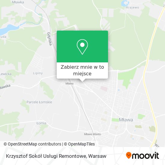 Mapa Krzysztof Sokół Usługi Remontowe