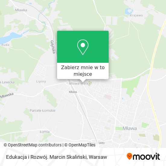 Mapa Edukacja i Rozwój. Marcin Skaliński