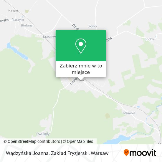 Mapa Wądzyńska Joanna. Zakład Fryzjerski