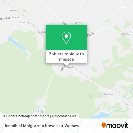 Mapa Instalbud Małgorzata Kowalska