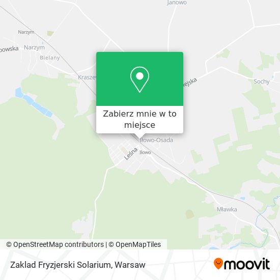 Mapa Zaklad Fryzjerski Solarium