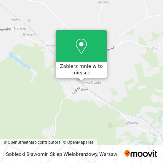 Mapa Sobiecki Sławomir. Sklep Wielobranżowy