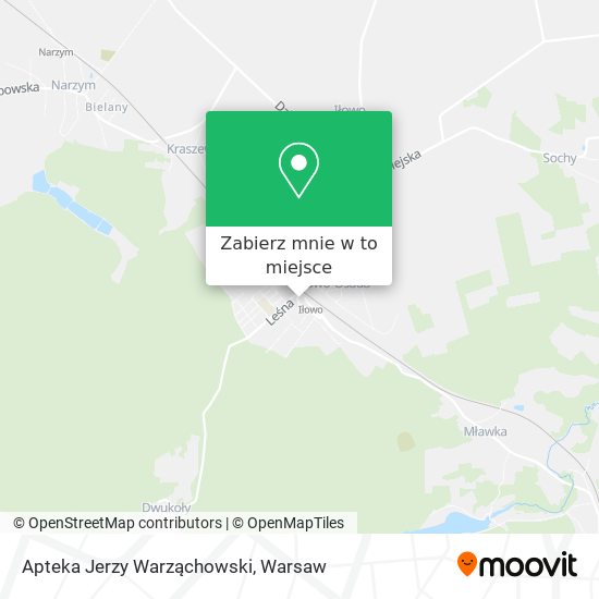 Mapa Apteka Jerzy Warząchowski