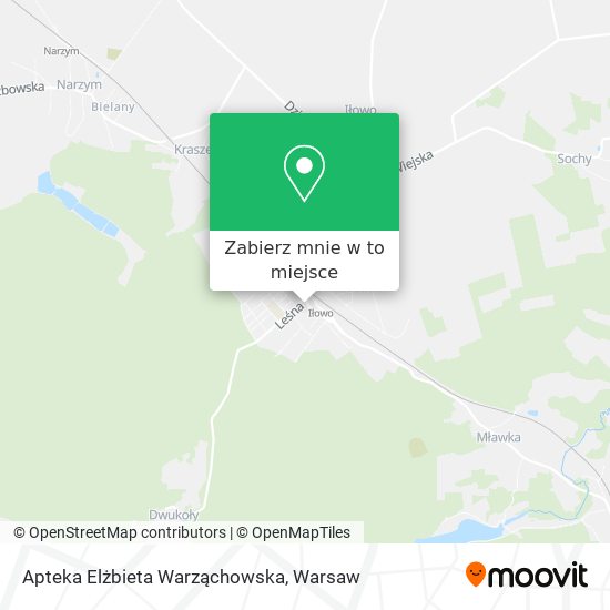 Mapa Apteka Elżbieta Warząchowska