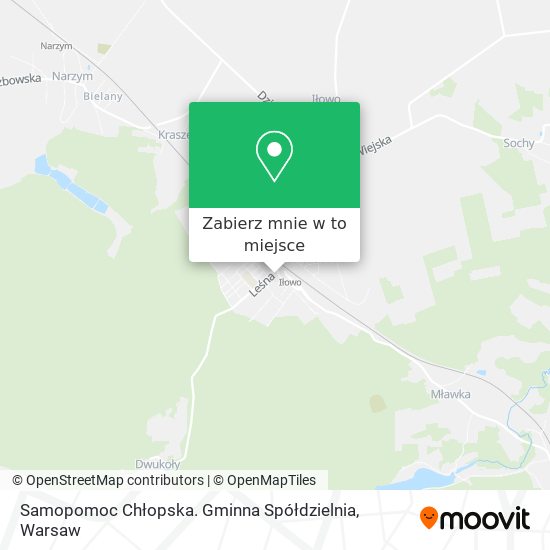 Mapa Samopomoc Chłopska. Gminna Spółdzielnia