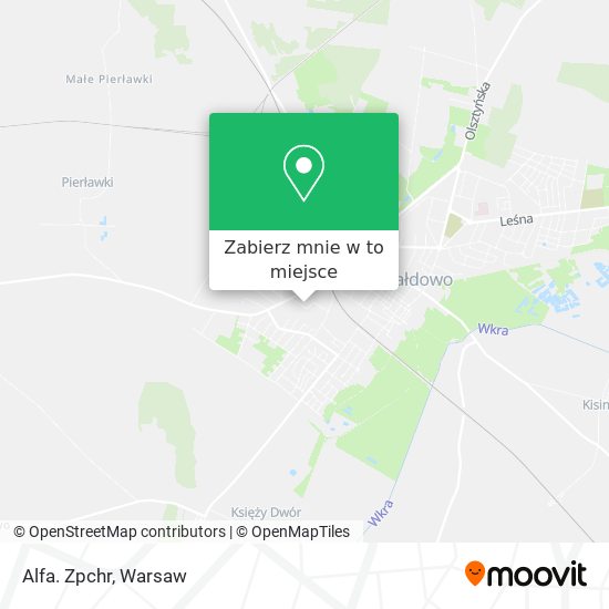 Mapa Alfa. Zpchr