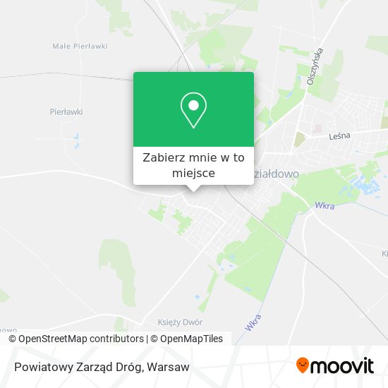 Mapa Powiatowy Zarząd Dróg