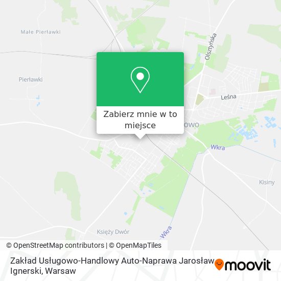 Mapa Zakład Usługowo-Handlowy Auto-Naprawa Jarosław Ignerski