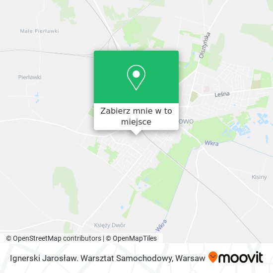 Mapa Ignerski Jarosław. Warsztat Samochodowy