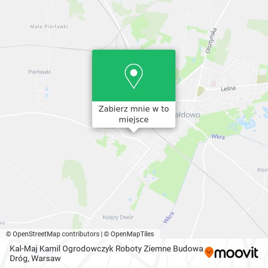 Mapa Kal-Maj Kamil Ogrodowczyk Roboty Ziemne Budowa Dróg