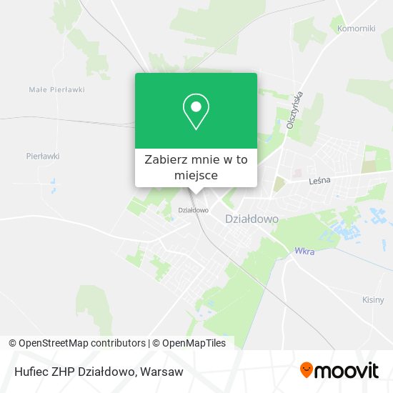 Mapa Hufiec ZHP Działdowo