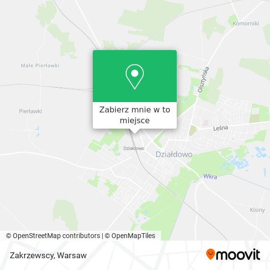 Mapa Zakrzewscy