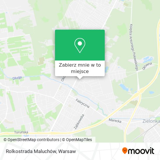 Mapa Rolkostrada Maluchów