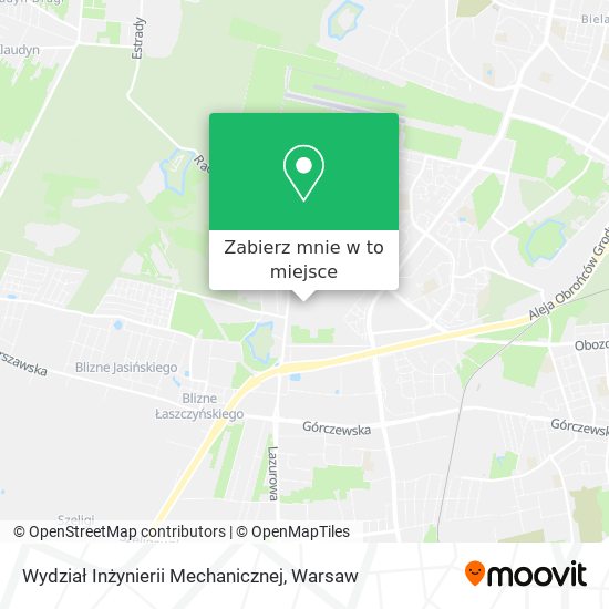 Mapa Wydział Inżynierii Mechanicznej