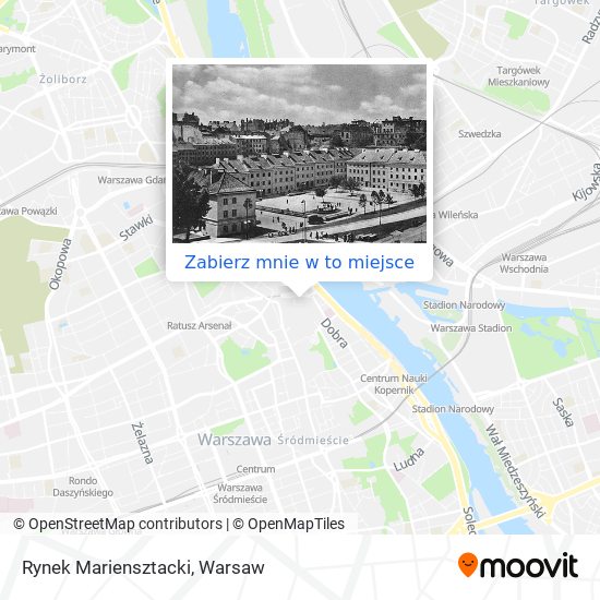 Mapa Rynek Mariensztacki