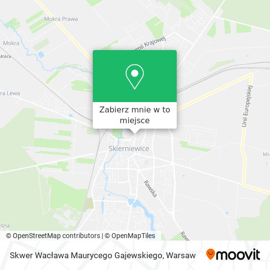 Mapa Skwer Wacława Maurycego Gajewskiego