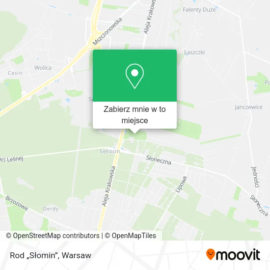 Mapa Rod „Słomin”