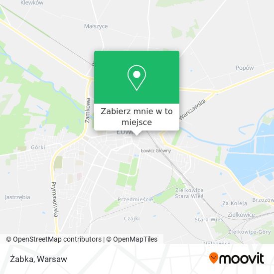 Mapa Żabka