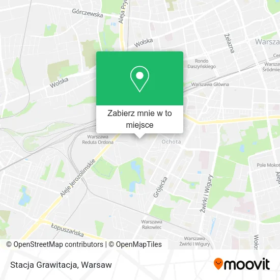 Mapa Stacja Grawitacja