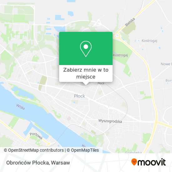 Mapa Obrońców Płocka