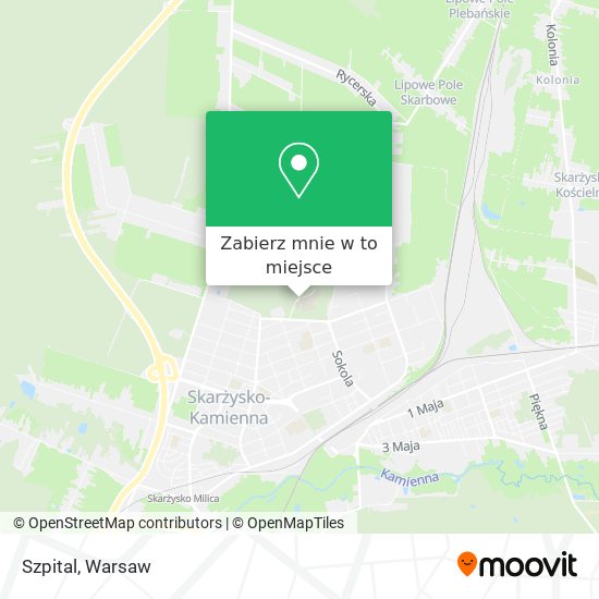 Mapa Szpital