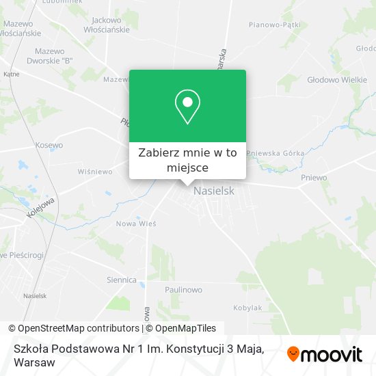 Mapa Szkoła Podstawowa Nr 1 Im. Konstytucji 3 Maja