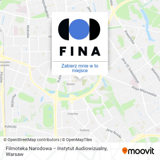 Mapa Filmoteka Narodowa – Instytut Audiowizualny