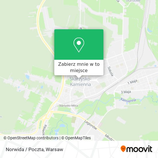 Mapa Norwida / Poczta