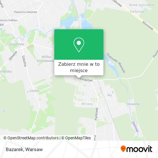 Mapa Bazarek