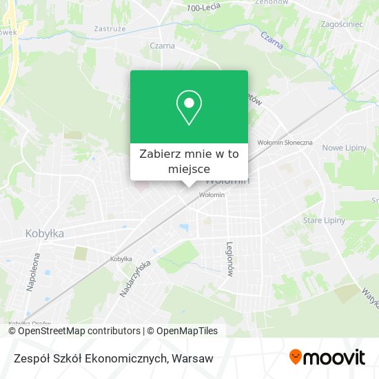 Mapa Zespół Szkół Ekonomicznych