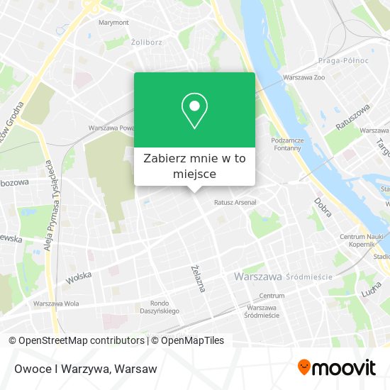 Mapa Owoce I Warzywa