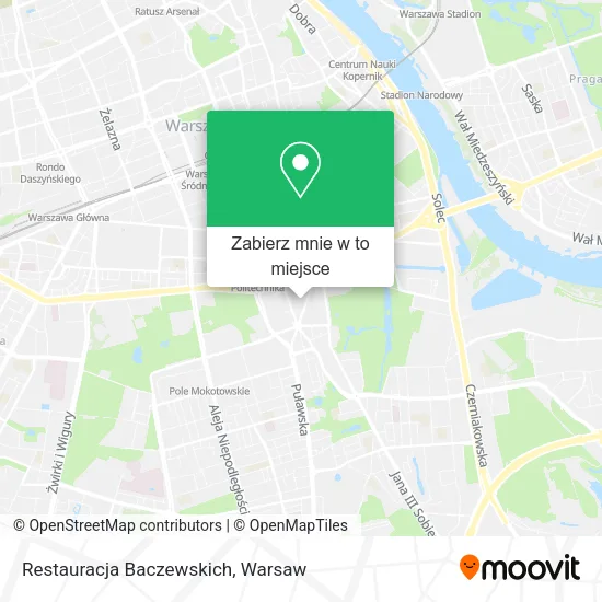 Mapa Restauracja Baczewskich
