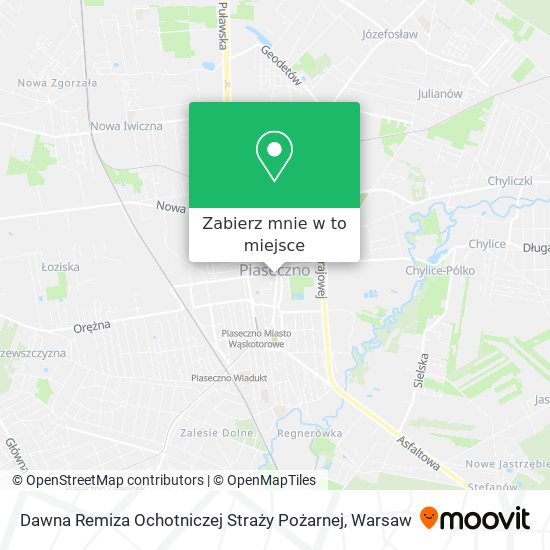 Mapa Dawna Remiza Ochotniczej Straży Pożarnej