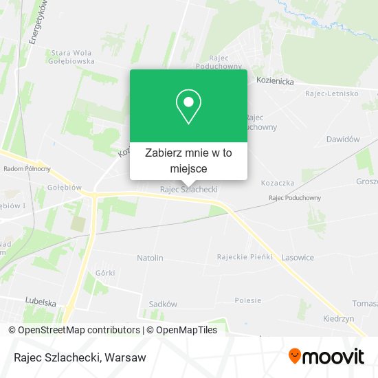 Mapa Rajec Szlachecki