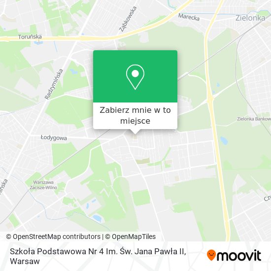 Mapa Szkoła Podstawowa Nr 4 Im. Św. Jana Pawła II