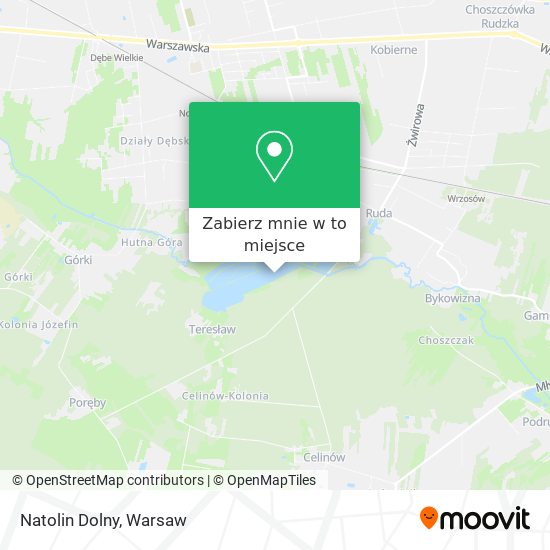 Mapa Natolin Dolny