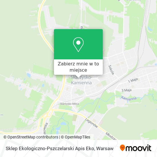 Mapa Sklep Ekologiczno-Pszczelarski Apis Eko