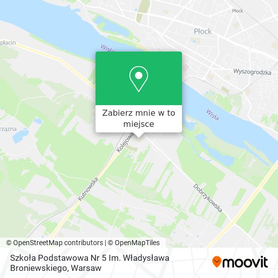 Mapa Szkoła Podstawowa Nr 5 Im. Władysława Broniewskiego